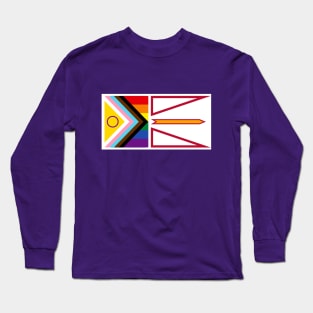 Newfoundland and Labrador Pride Radical Inclusion Equality Long Sleeve T-Shirt